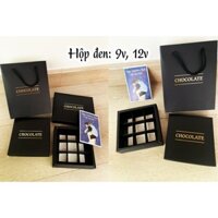 Hộp socola valentine 2024 mã 12 viên ( set 5 túi hộp thiệp)