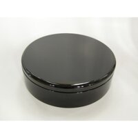 Hộp sơn mài tròn có nắp đen d 30 x 8 cm - B117
