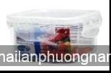 Hộp super lock thủy tinh vuông 900ml JCP6086