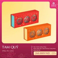 Hộp Tam Quý bánh trung thu Maison 2025