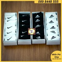 Hộp Tất Cotton 5 Đôi Rẻ Phụ Kiện Đá Bóng Nam, Combo Vớ Thể Thao Thời Trang - 2evshop