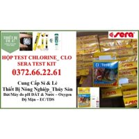 Hộp Test Clo - Test Sera Chính Hãng - Kiểm tra hàm lượng Clorin trong môi trường ao nuôi trồng thủy sản