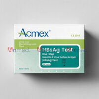 Hộp Test thử nhanh HBsAg 50 test/hộp Xét nghiệm kháng nguyên bề mặt viêm gan B