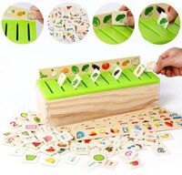 Hộp thả hình theo chủ đề bằng gỗ 0018