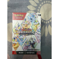 Hộp thẻ bài Pokemon chính hãng booster bundle Prismatic Evolution