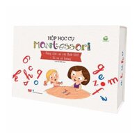 Hộp Thẻ Học Cụ Montessori - Bảng Chữ Cái Rời Anh - Việt - Số Và Số Lượng