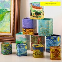 Hộp Thiếc Đựng Trà Tranh VanGogh Cổ Điển - Đựng Trà/Kẹo/Cà Phê/Kẹo/Sô Cô La Kiểu Retro làm quà tặng