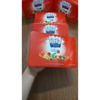 HỘP THIẾC KẸO TRÁI CÂY TOPFFIX / HỘP 300G