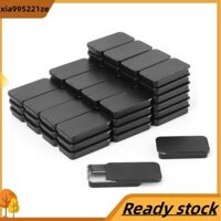 Hộp thiếc kim loại hình chữ nhật Mini màu đen Hộp thiếc kim loại