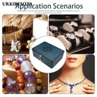 Hộp thiếc URKIBESOTA, Hộp đựng đồ gia dụng dung tích lớn, Hộp đựng đồ trang sức Hộp rỗng đa năng