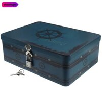 Hộp thiếc ZHOLINGHO, Hộp đựng đồ gia dụng dung tích lớn, Hộp đựng đồ trang sức đa năng