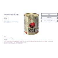 Hộp Thịt Heo Hầm Glavproduct 338gr Của Nga [Date mới]