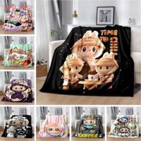 Hợp Thời Trang IP Bắc Âu Rừng Yêu Tinh Hình Ảnh LABUBU Chăn Hoạt Hình Dễ Thương Búp Bê Sofa Bao Giường d56