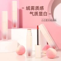 Hợp thời trang mới · Gogo TALES Gogo Dance Little White Tube Lip Glaze Velvet Matte Matte Phong cách học sinh Son môi giá rẻ Không dễ phai màu