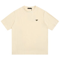 Hợp Thời Trang Phong Cách Mới Chất Lượng Cao Áo Thun Rùa Lưng Miếng Dán Cổ Lưng Mới Nhất Tam Giác Vàng Nhãn Thiết Kế Tay Ngắn Nam Nữ Cùng Phong Cách