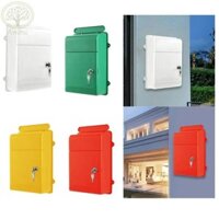 Hộp thư AMBU, Hộp bưu thiếp bằng nhựa treo tường, Chống nước đa năng có khóa Hộp thư mở rộng cho văn phòng sân nhà