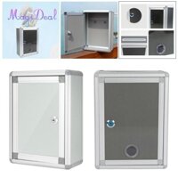 Hộp thư bằng thép không gỉ MagiDeal Hộp thư báo Hộp thư Lá phiếu Hộp bình luận ngoài trời