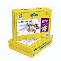 Hộp thủ công thẻ luyện trí nhớ WOW ART kit 6, bé 5+, giúp bé rèn luyện khả năng ghi nhớ, óc quan sát và tư duy phản xạ