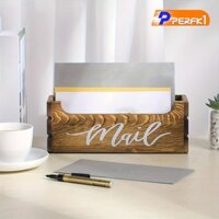 Hộp thư gỗ sắp xếp thư cho trang trại tại nhà
