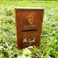 HỘP THƯ GÓP Ý BẰNG GỖ - FREE KHẮC CHỮ THEO YÊU CẦU - LYNHDECOR