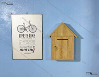 Hộp thư góp ý, hòm thư góp ý bằng gỗ treo tường giá rẻ SP6805