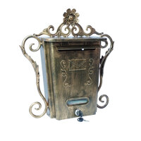 Hộp Thư Mỹ Thuật Thái Sơn Sắt, sơn tĩnh điện, wash nhũ đồng TS.05-MT