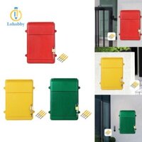 Hộp thư treo tường có thể khóa Hộp đựng thư Hộp thả Hộp quyên góp đa năng 34.5x26x10cm để cài đặt giá đỡ báo