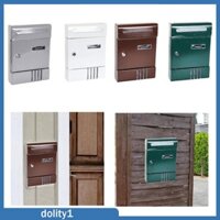 Hộp thư treo tường có thể khóa Dễ dàng cài đặt Giá đỡ phong bì với 2 phím Hộp thư báo cho cửa văn phòng bên ngoài ngoài ngoài trời