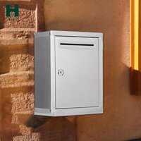 Hộp thư treo tường Hộp bưu chính an toàn Hộp đóng góp chống nước bằng thép không gỉ thực tế cho lớp học Kinh doanh Sử dụng tại nhà Văn phòng