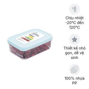 Hộp thực phẩm chữ nhật Hokkaido 1000ml