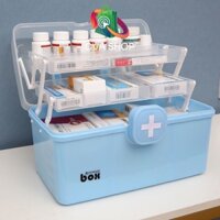 Hộp thuốc gia 3 tầng  đình cỡ lớn nhiều tầng đa năng tiện dụng