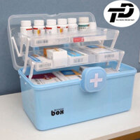 Hộp thuốc gia 3 tầng  đình cỡ lớn nhiều tầng đa năng tiện dụng