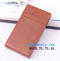 Hộp thuốc lá bọc da PU Ge-77 để nguyên gói 20 điếu nhỏ esse