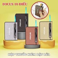 HỘP THUỐC LÁ KIÊM BẬT LỬA FOCUS 2IN1 (H10)