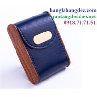 Hộp thuốc lá YG20 khung gỗ bọc da đựng 20 điếu thời thượng