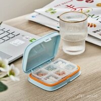 Hộp Thuốc Xách Tay Ba Bữa Một Ngày, Hộp Thuốc Mini Chống Ẩm Kín, Đồ Xách Tay Bảy Ngày Một Tuần