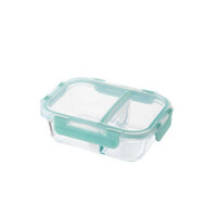 Hộp thủy tinh chia 2 ngăn Lock&Lock LLG457 dung tích 860ml