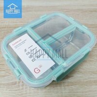 Hộp thủy tinh chia ngăn Lock&Lock Glass Food Container , Blanc dung tích 600ml/860ml/1040ml Happy Mall