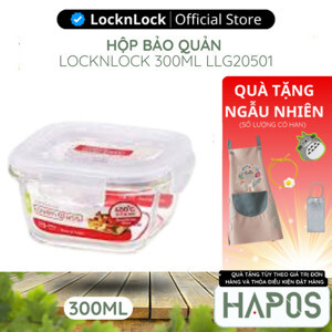 Hộp thủy tinh chịu nhiệt 300ml L&L Euro LLG205