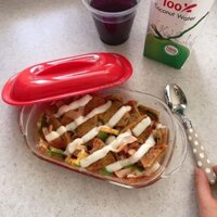 Hộp thủy tinh chịu nhiệt có nắp Lock&Lock Easy Cook hình Ovan LLG482 LLG483