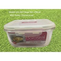 Hộp Thủy Tinh Chịu Nhiệt Hình Vuông Lock&Lock LLG226- 930ml Có Thể Sử Dụng Trong Lò Vi Sóng, Chịu Được Nhiệt Độ Trong Lò Nướng Đến 400 độ