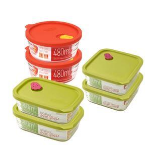 Hộp thủy tinh chịu nhiệt Lock&Lock Wave Steam Hole LLG165 - 730ml