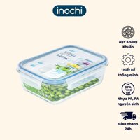 Hộp thủy tinh đựng thực phẩm Inochi - Dạng Chữ Nhật - Chịu Nhiệt - Size 1520ml