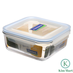 Hộp thủy tinh Glass food container Glasslock MCSB260 2600ml