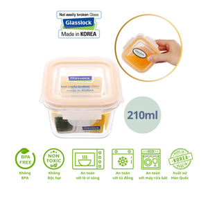 Hộp thủy tinh Glasslock MCSB-021 - 210ML