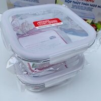 Hộp thủy tinh, thố thủy tinh đựng thức ăn Lock and Lock loại to (Hàng khuyến mại Vinamilk)