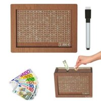 Hộp tiền xuyên biên giới với quầy, trang trí nhà, heo đất gỗ, đồ thủ công, trang trí gỗ