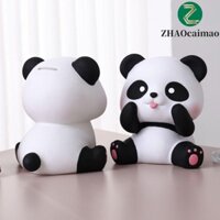 Hộp tiết kiệm gấu trúc ngồi ZHAOCAIMAO Chống rơi Đơn giản cho trẻ em