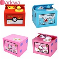 Hộp tiết kiệm tiền DARKWA Pikachu Đồ chơi nhân vật hành động dễ thương Quà tặng sinh nhật