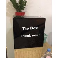 Hộp Tip, Hộp Bỏ Từ Thiện Chất Liệu Mica
